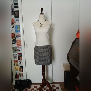 Vintage 90s Plaid Mini Skirt